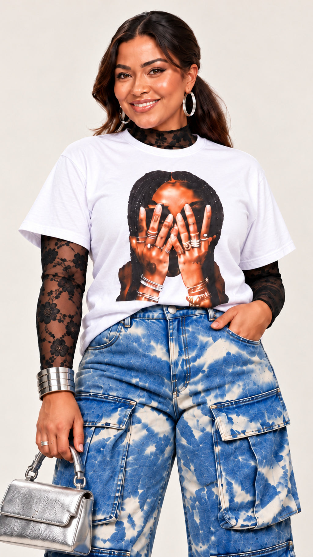Through Her Eyes Jeweled Graphic Tee PREORDER
