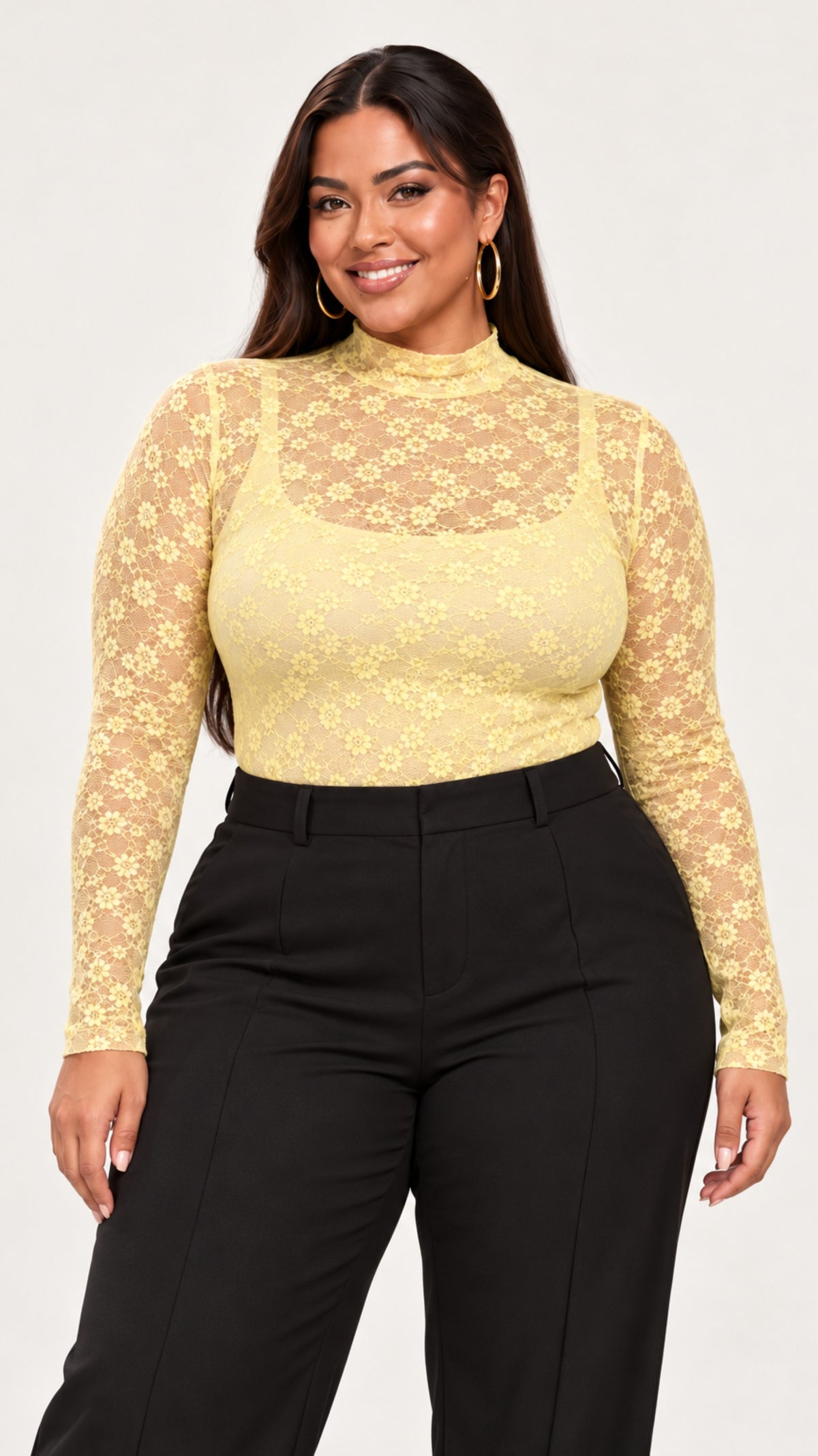 The Perfect Layer Sheer Long-Sleeve Top- PREORDER
