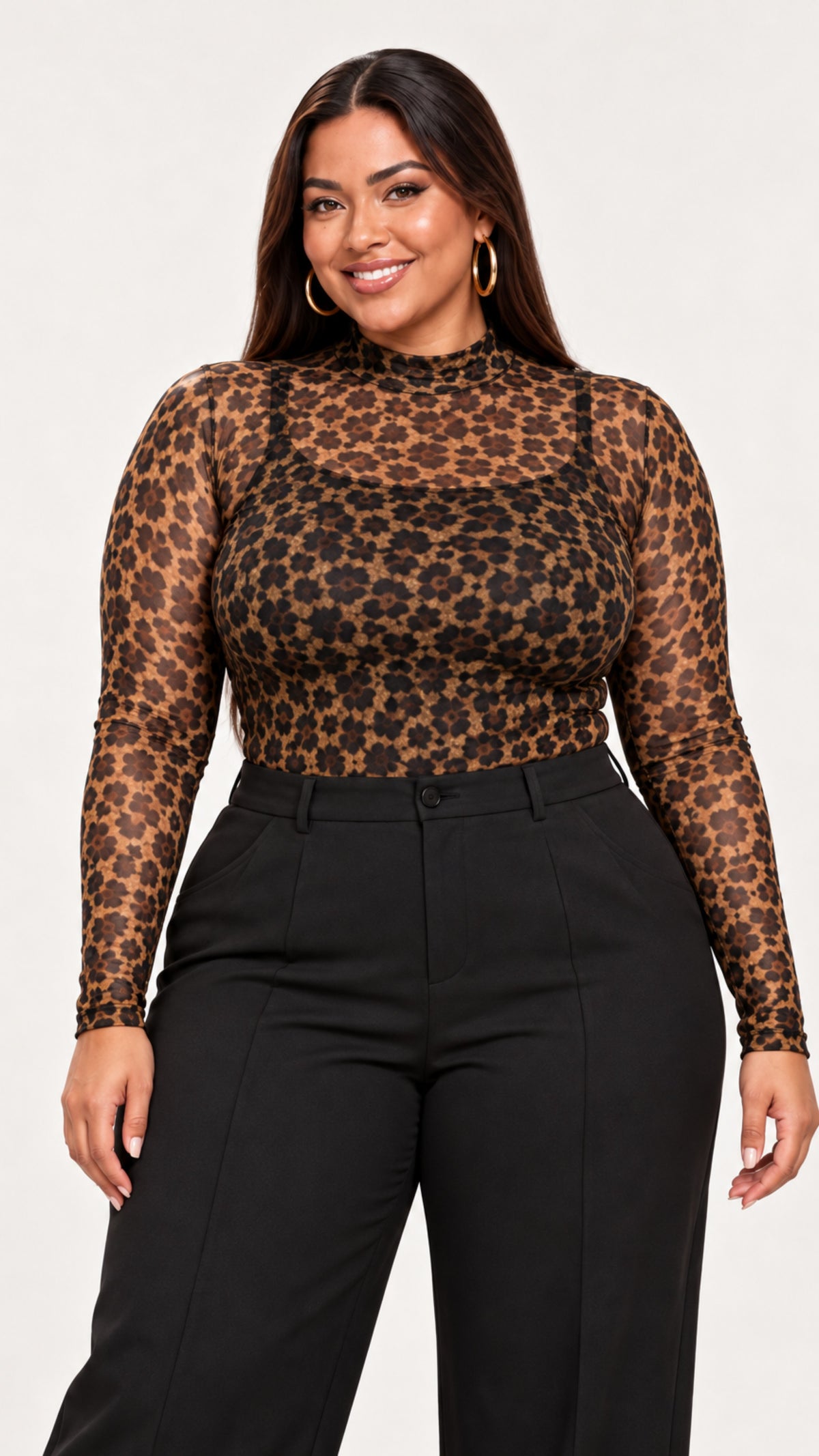 The Perfect Layer Sheer Long-Sleeve Top- PREORDER