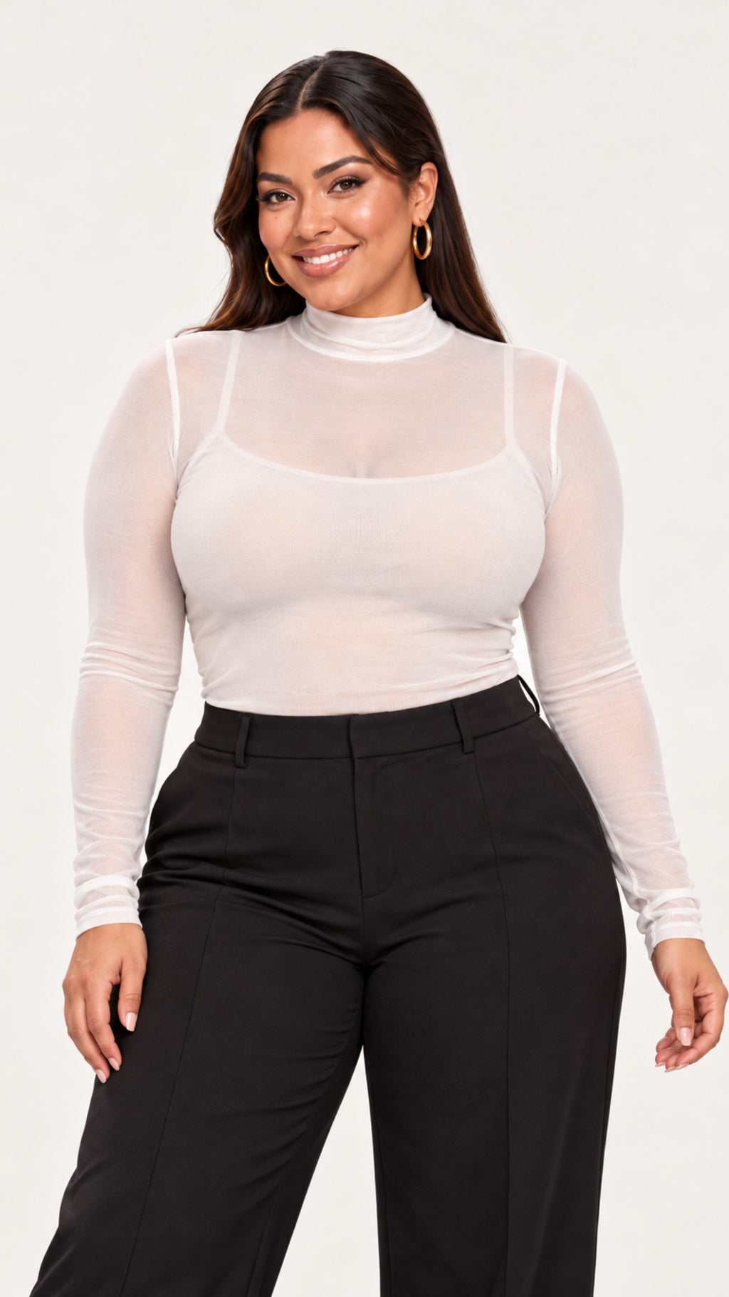 The Perfect Layer Sheer Long-Sleeve Top- PREORDER