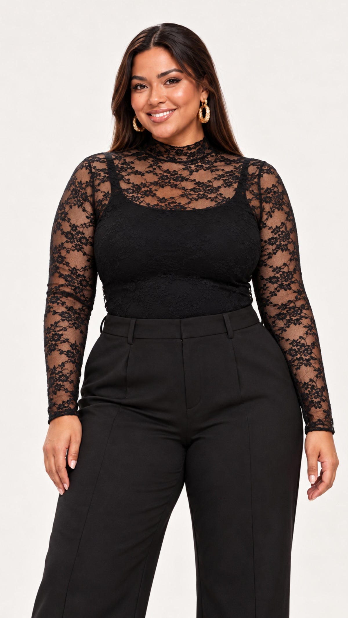 The Perfect Layer Sheer Long-Sleeve Top- PREORDER