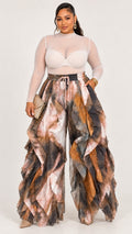 Unapologetic Ruffle Pants- Preorder