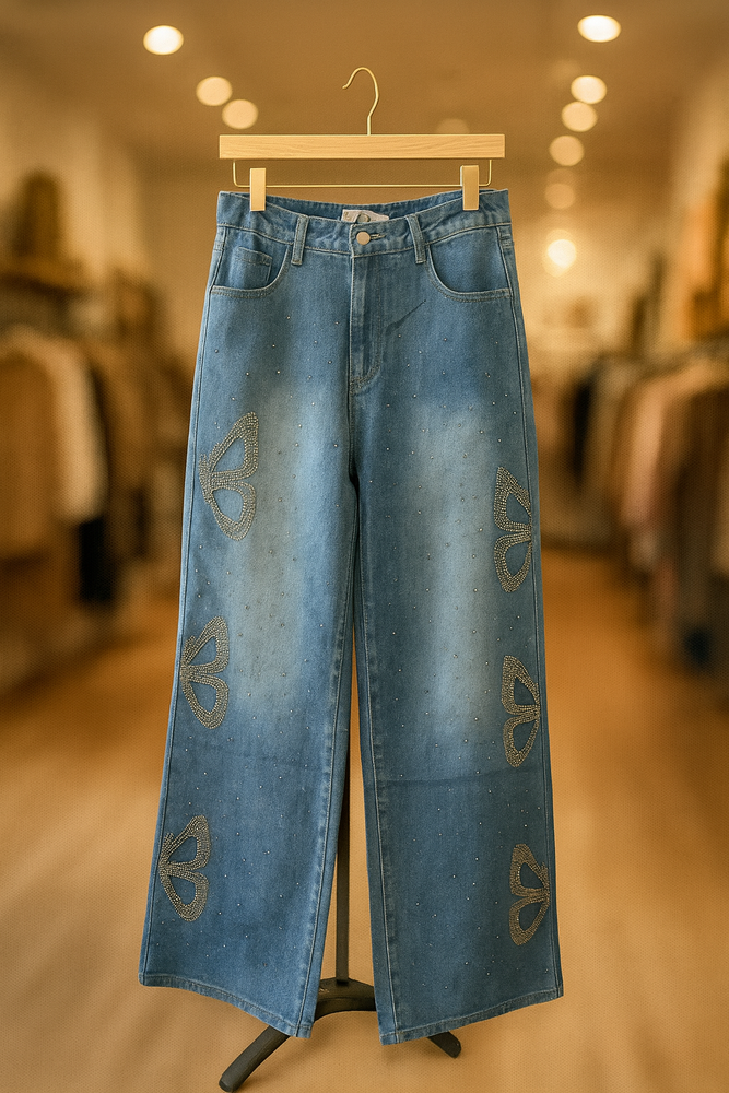 112025 Butterfly Sparkle Denim