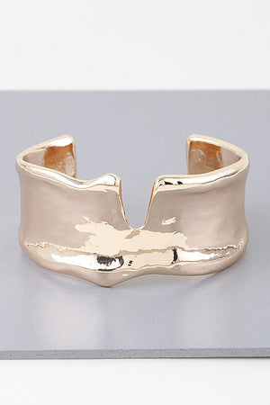 110624 Abstract Wave Cuff Bracelet
