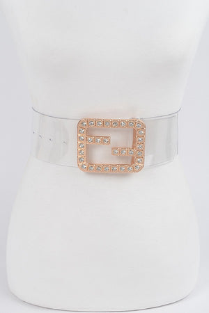 121124 Transparent Plus Size Belt