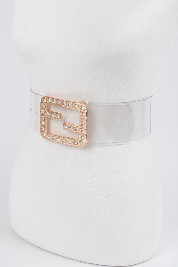 121124 Transparent Plus Size Belt