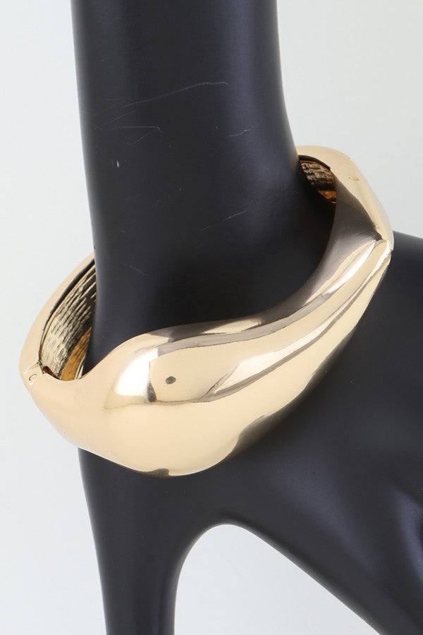 040725 The Shiny Teardrop Cuff Bracelet