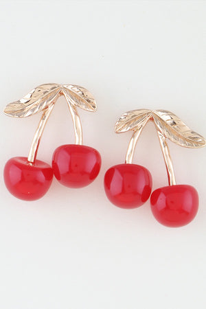 040725 Simple N Cute Cherry Earrings