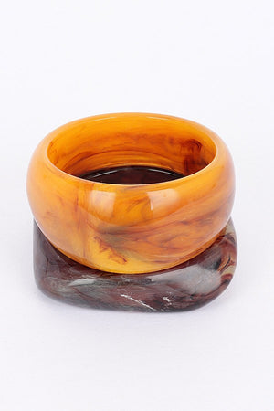 090525 Brown Resin Bangle