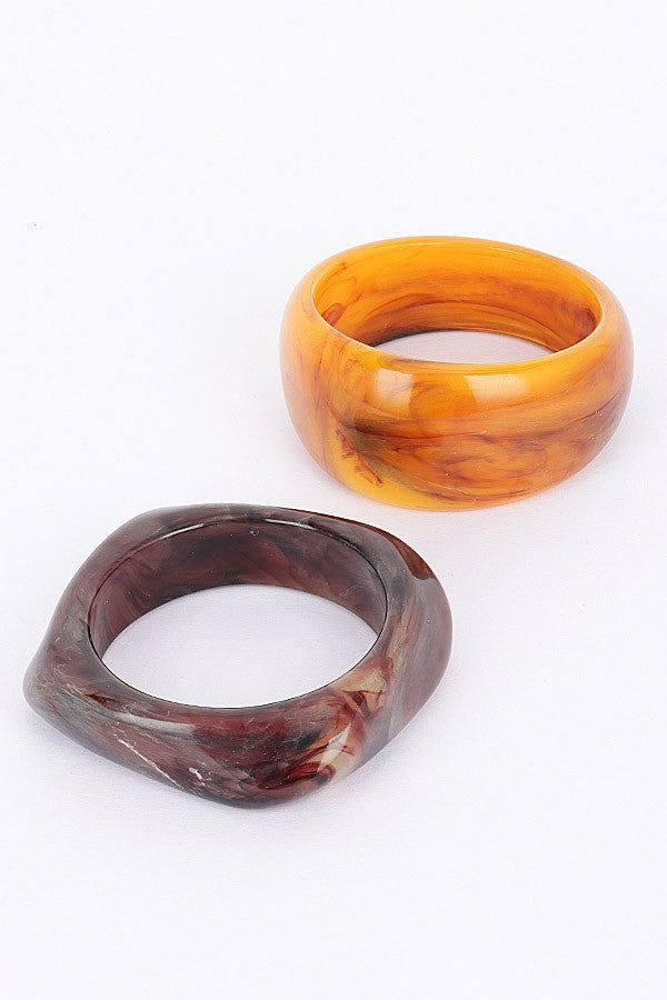 090525 Brown Resin Bangle