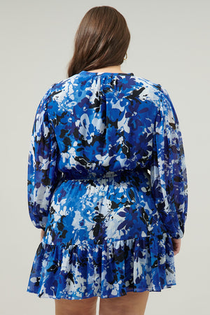 040925 Moonflower Paxton Balloon Sleeve Mini Dress