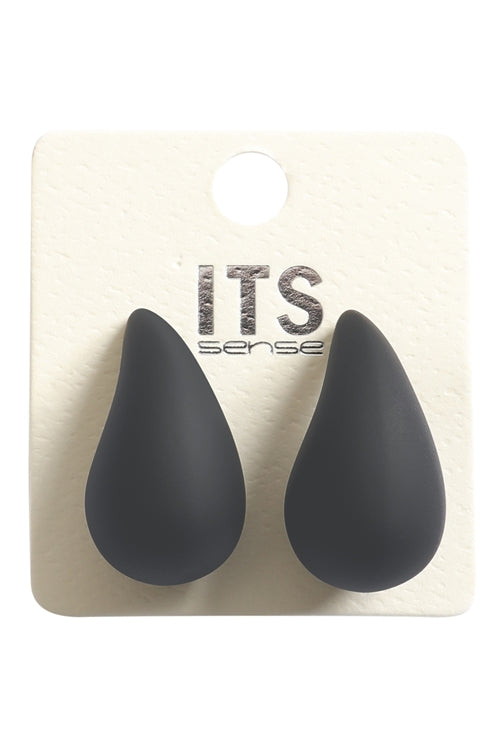 011223  Teardrop Shape Acrylic Stud Earrings