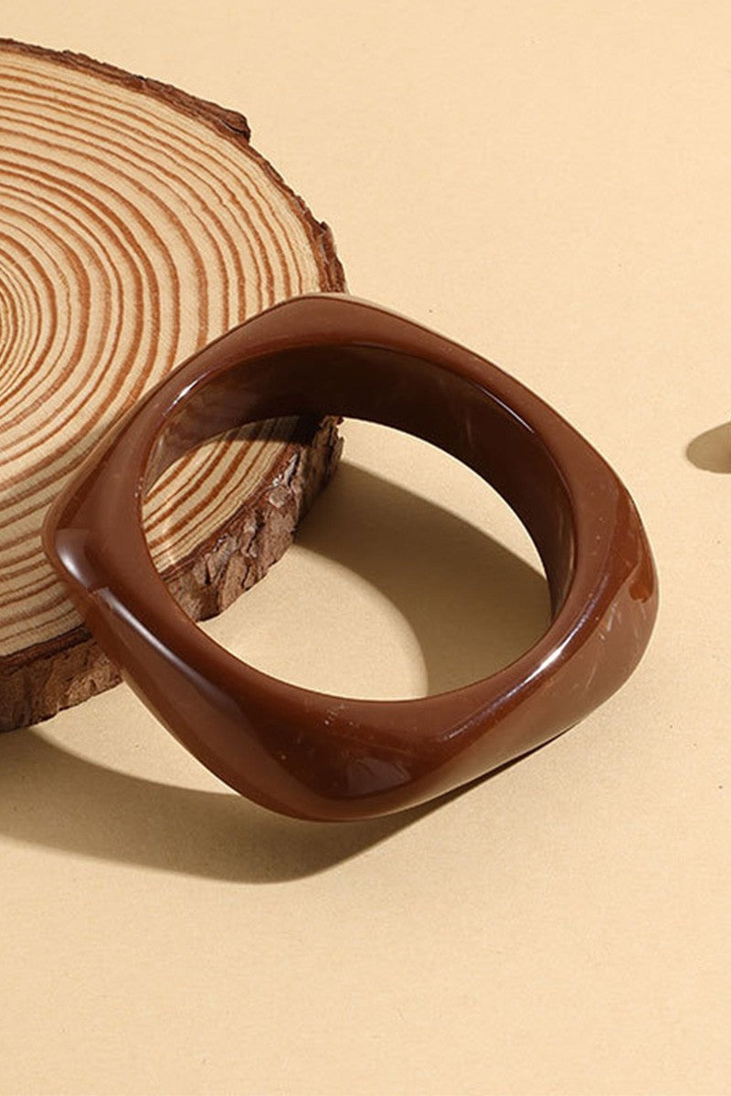 052725 Geometric Square Resin Bracelet