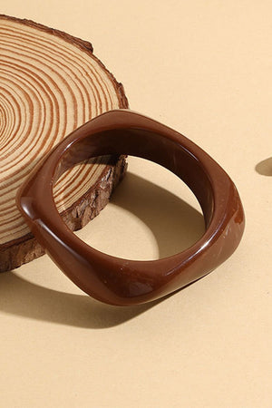 052725 Geometric Square Resin Bracelet