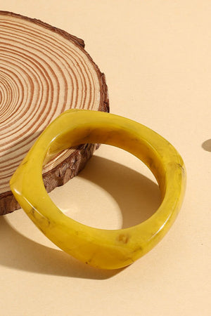 052725 Geometric Square Resin Bracelet