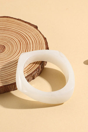 052725 Geometric Square Resin Bracelet