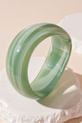 052725 Geometric Acrylic Ombre Textured Wide Bangle