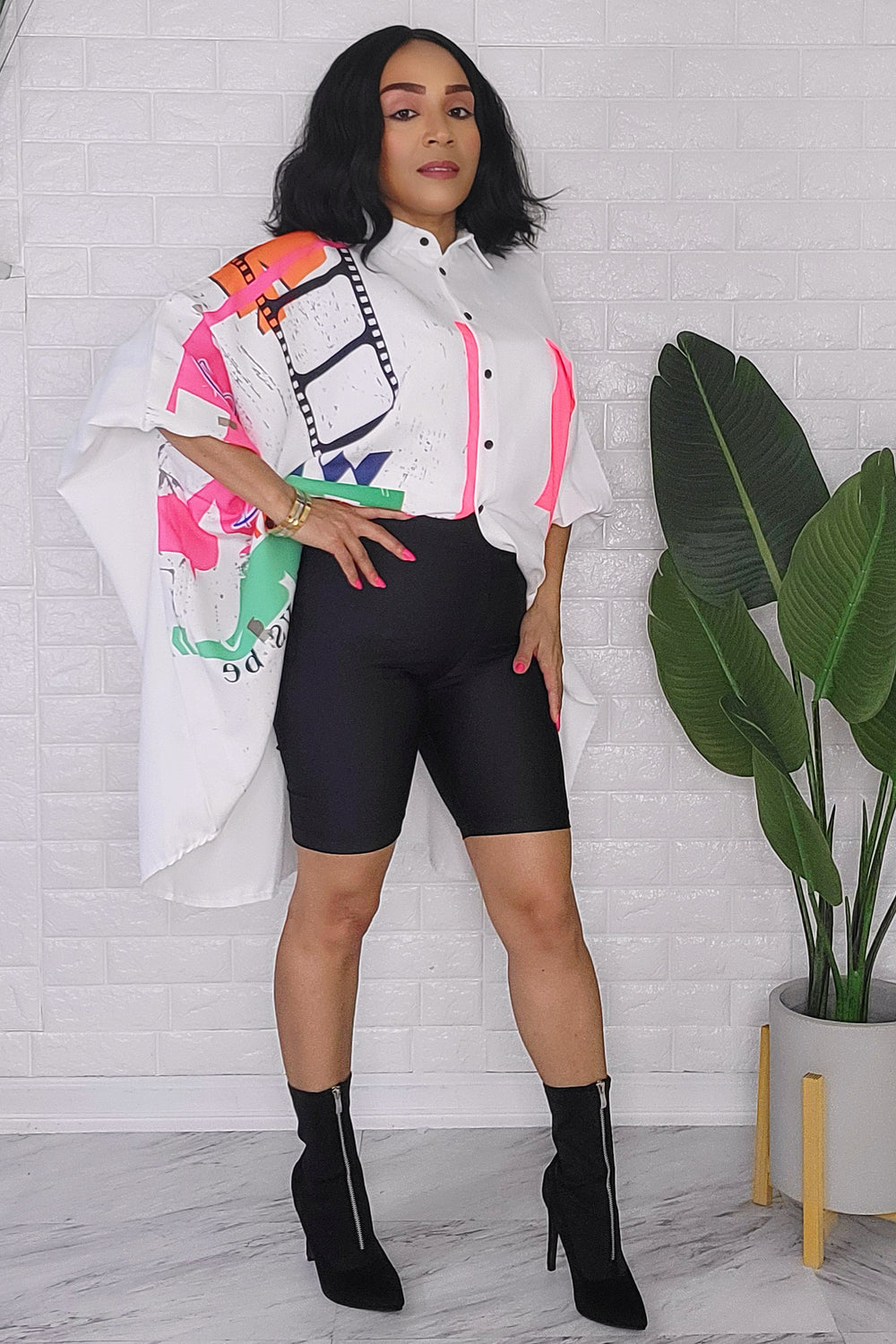 020824 Black Biker Shorts