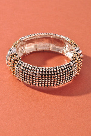 061025 Ball Textured Metal Bracelet