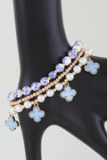 052825 Multi Stone Clove Beaded Bracelet