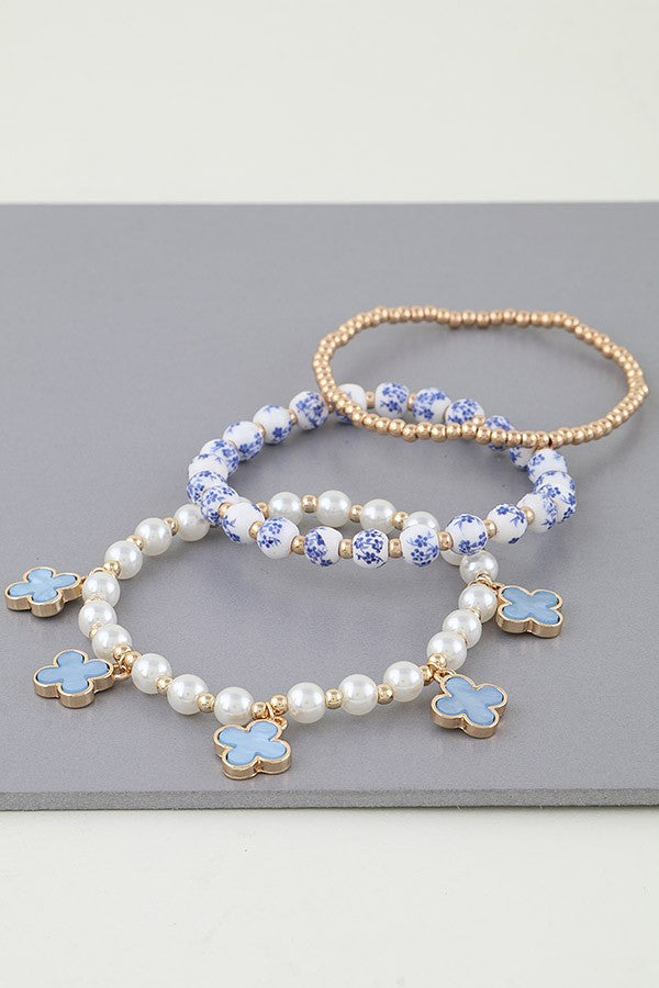 052825 Multi Stone Clove Beaded Bracelet