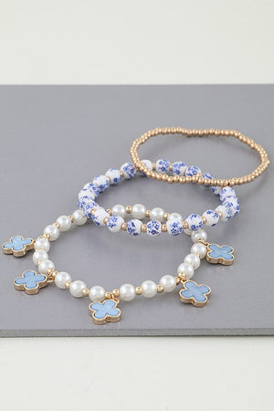 052825 Multi Stone Clove Beaded Bracelet