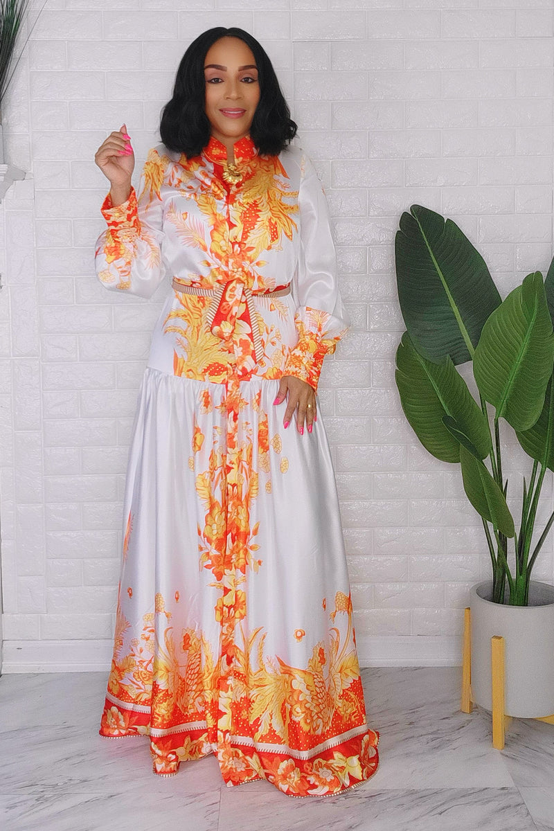 Kimora Long Sleeve L’atiste Maxi Dress