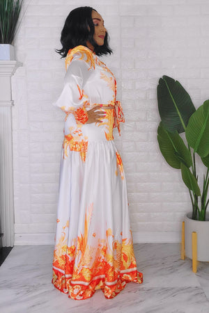 Kimora Long Sleeve L’atiste Maxi Dress
