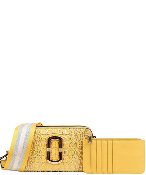 071025 Croc Mini Crossbody Bag With Wallet Set