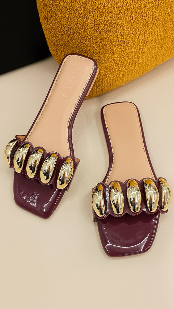 071325 The Wine Ashley Casual Open Toe Sandals