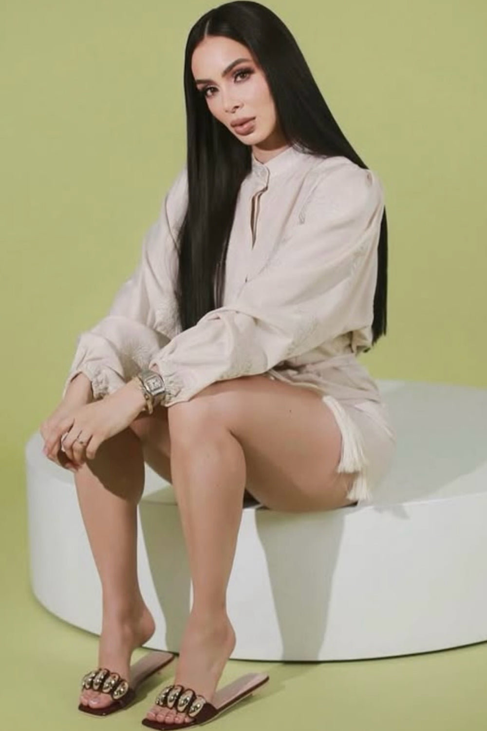 071325 The Wine Ashley Casual Open Toe Sandals