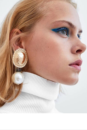 Vintage Pearl Drop Earrings