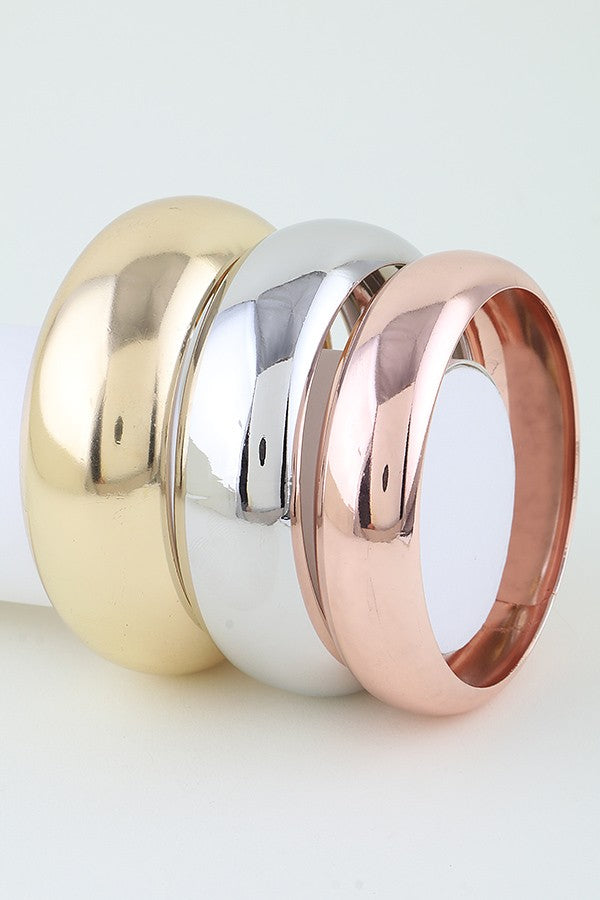 090925 Multi Triple Stacked Bangle Bracelet