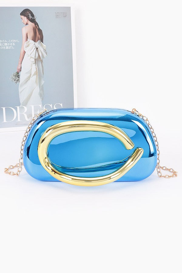 100225 Metallic Frame Clutch