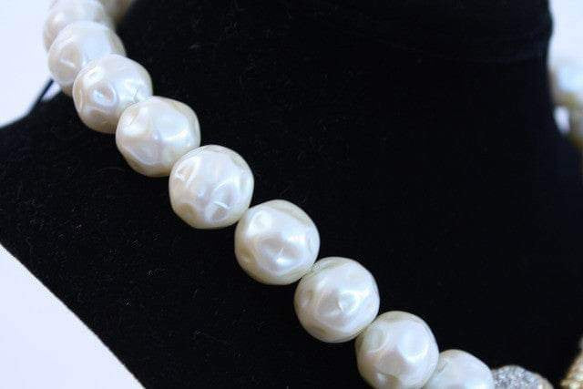 061324 Vintage Panther & Pearl Necklace