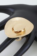 100825 Hammered Double Oval Statement Ring