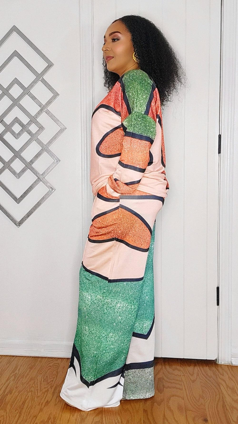 100324 The Green Multicolor Design Jogger