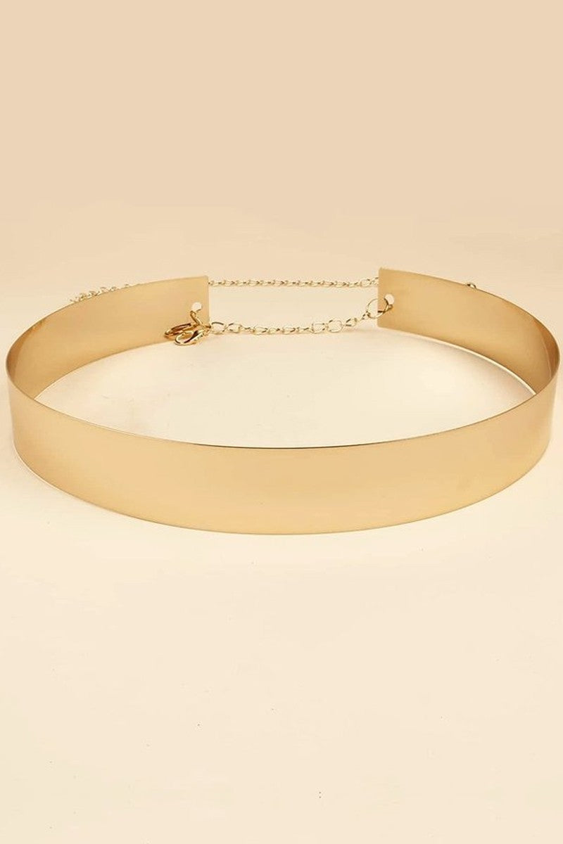 Gold Wonder Woman Medium Metallic Belt