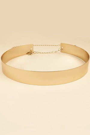 Gold Wonder Woman Medium Metallic Belt