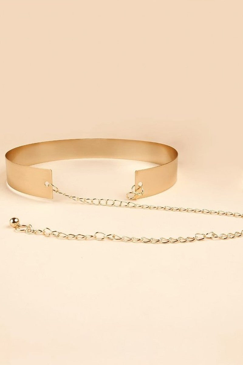 Gold Wonder Woman Medium Metallic Belt