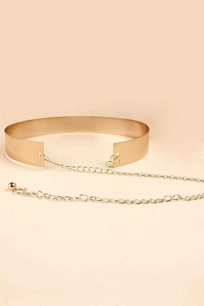 Gold Wonder Woman Medium Metallic Belt