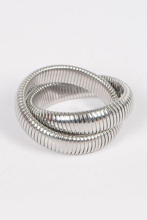 081424 Aluminum Double Stretch Chain Bracelet