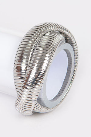 081424 Aluminum Double Stretch Chain Bracelet