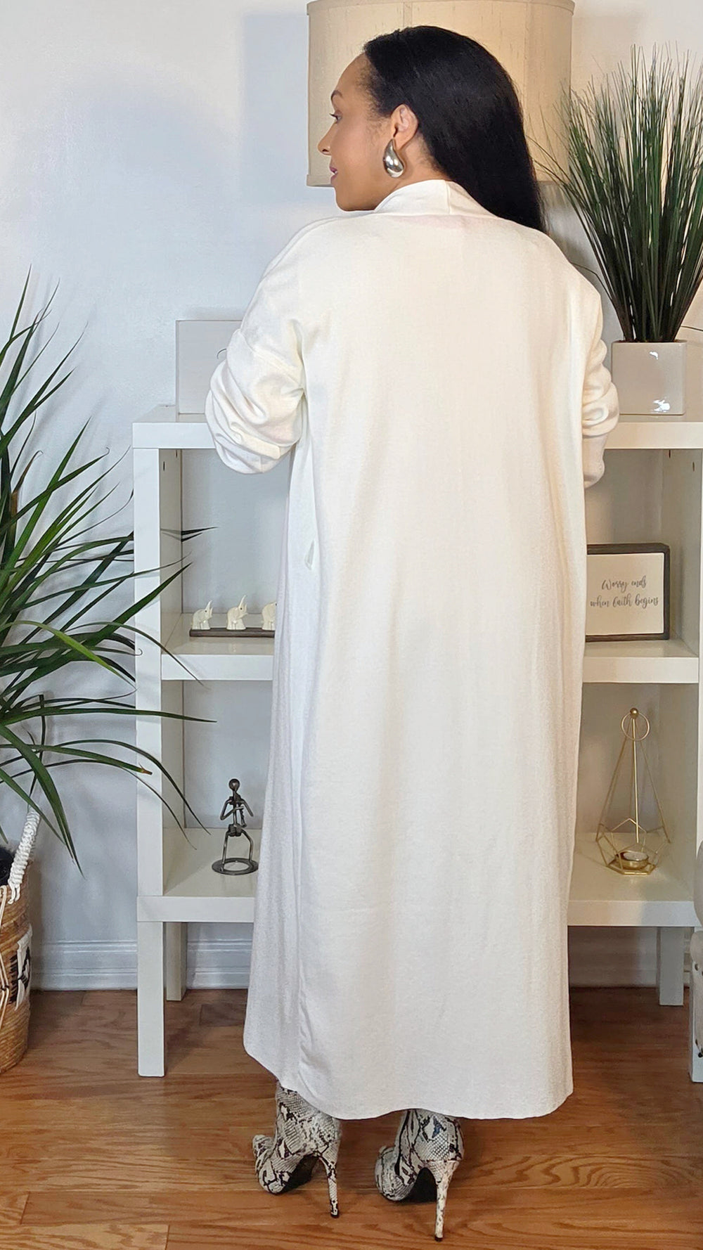 112025 Cream & Orange Equestrian Chic Knit Dress Set Preorder