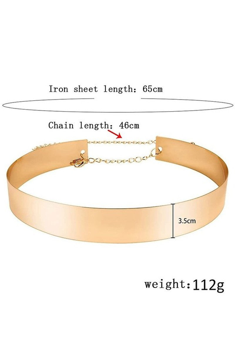 Gold Wonder Woman Medium Metallic Belt