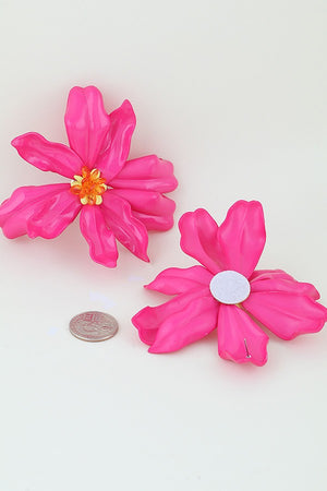 120125 Bright Blossoming Flower Stud Earrings