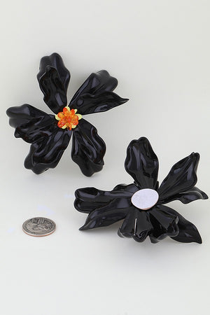 120125 Bright Blossoming Flower Stud Earrings
