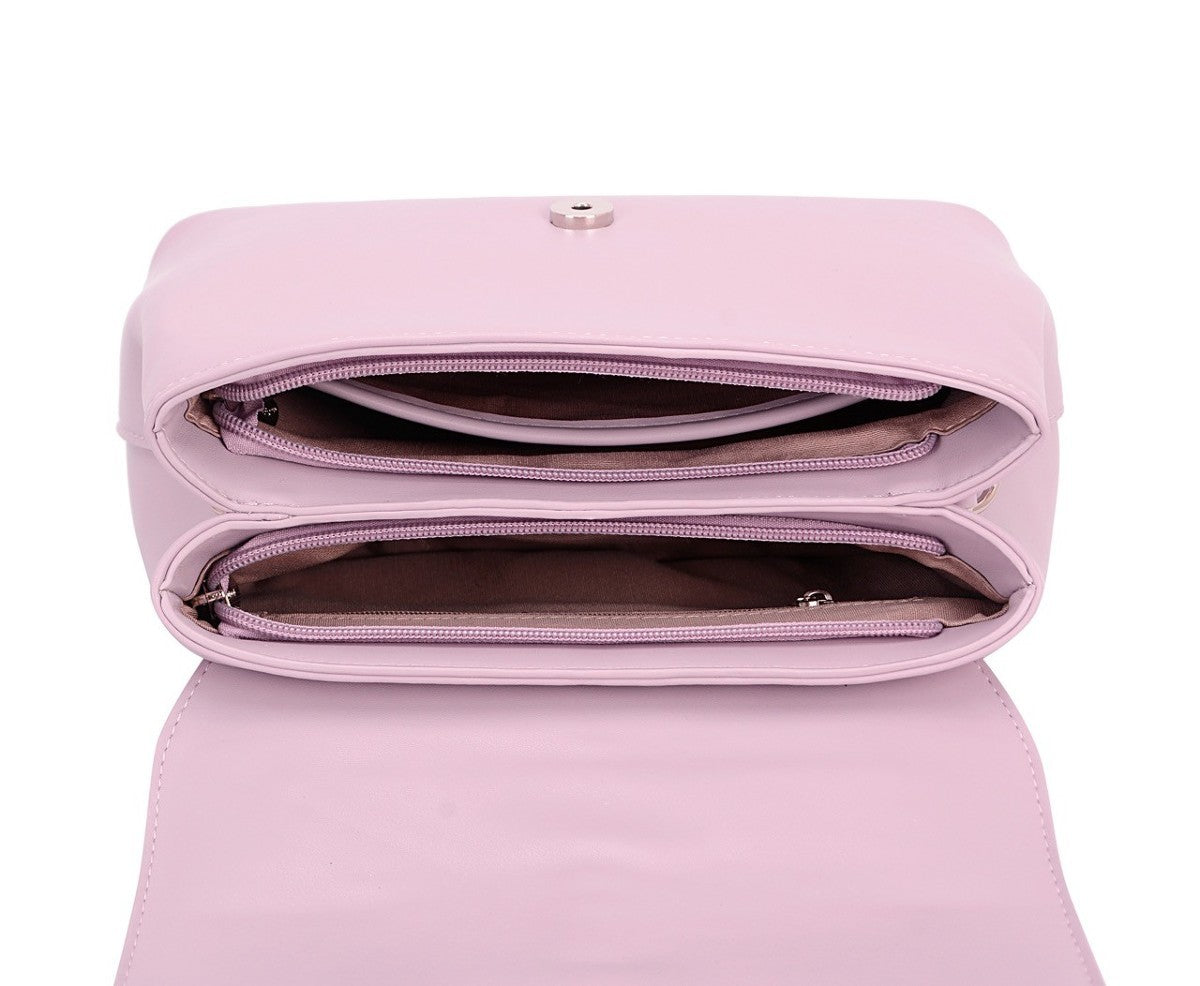 082024 Rose Red David Jones Satchel Handbag