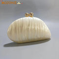 08272024 Ivory & Pearl Seashell Clutch