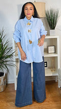 112025 The button Down Top